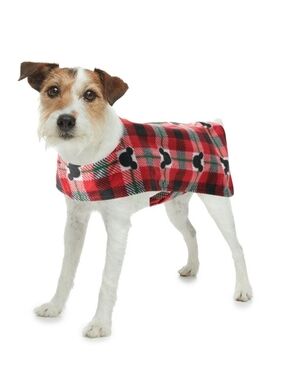 NWT Disney's Mickey Mouse Pet Plaid Bodysuit by Jammies For Your Families Medium